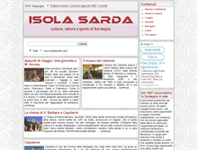 Tablet Screenshot of isolasarda.com